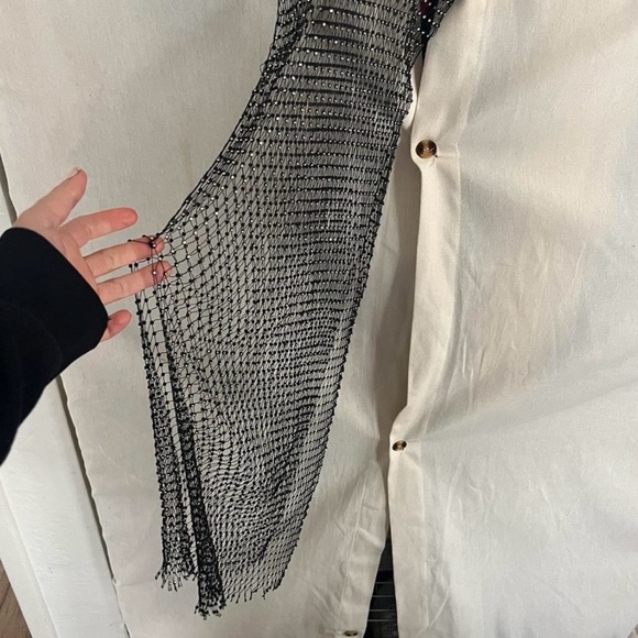 Rhinestone Mesh Cover Up - Picture 4 of 5